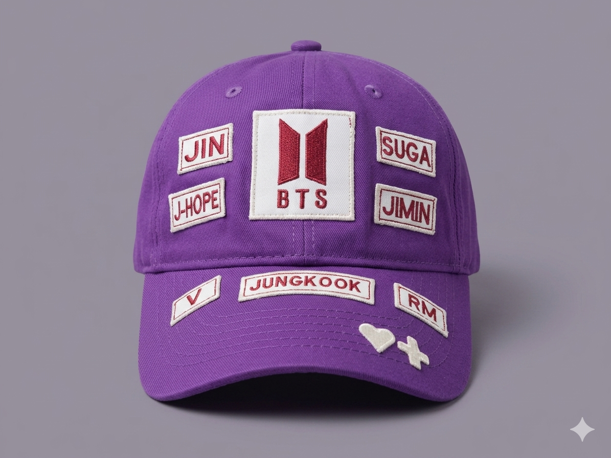 GORRA BTS PARCHES
