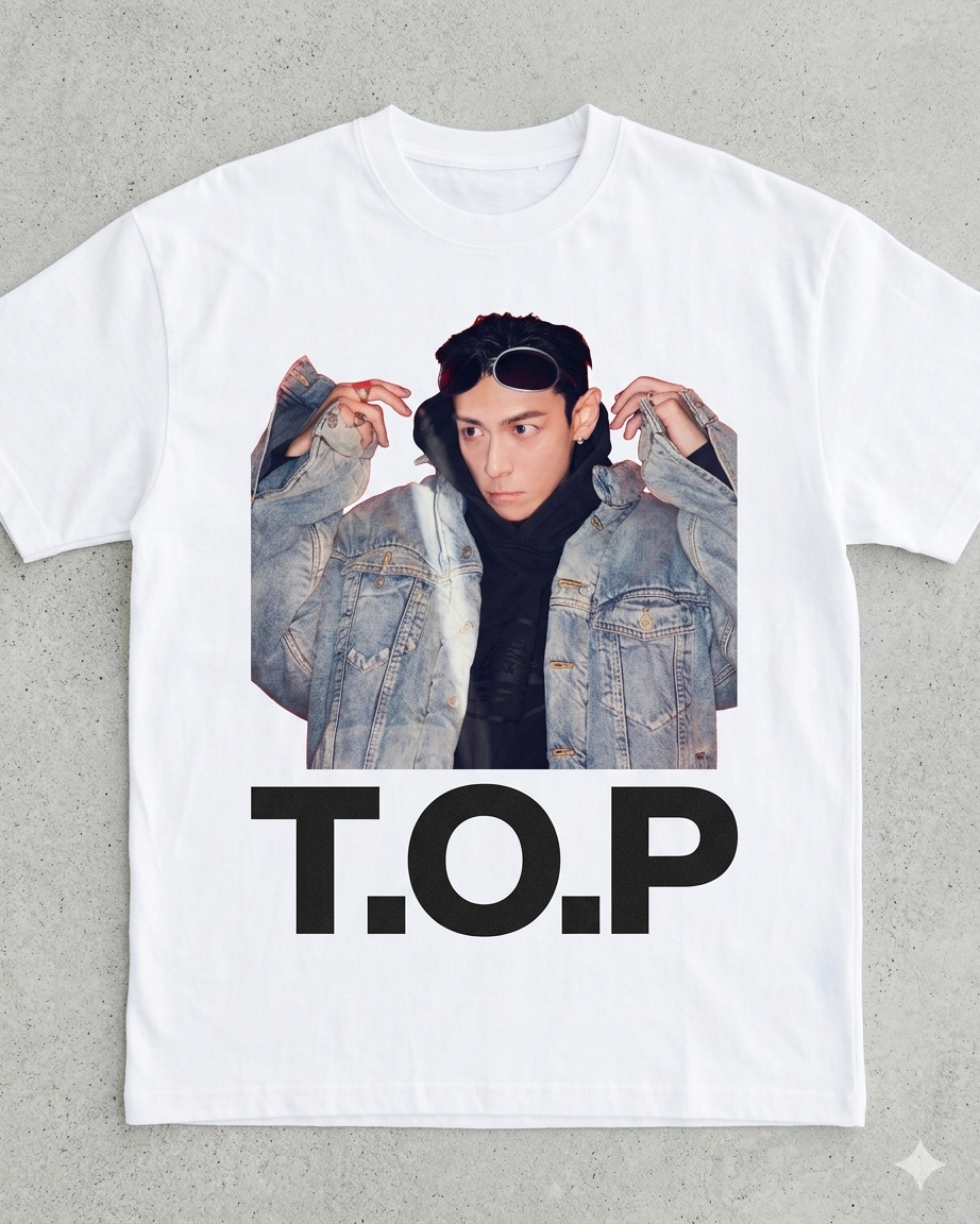 playera corte regular T.O.P 100% algodon - EXG