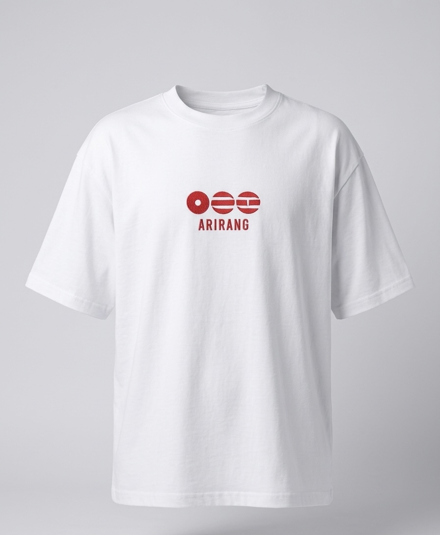 PLAYERA OVER  ARIRANG BORDADA
